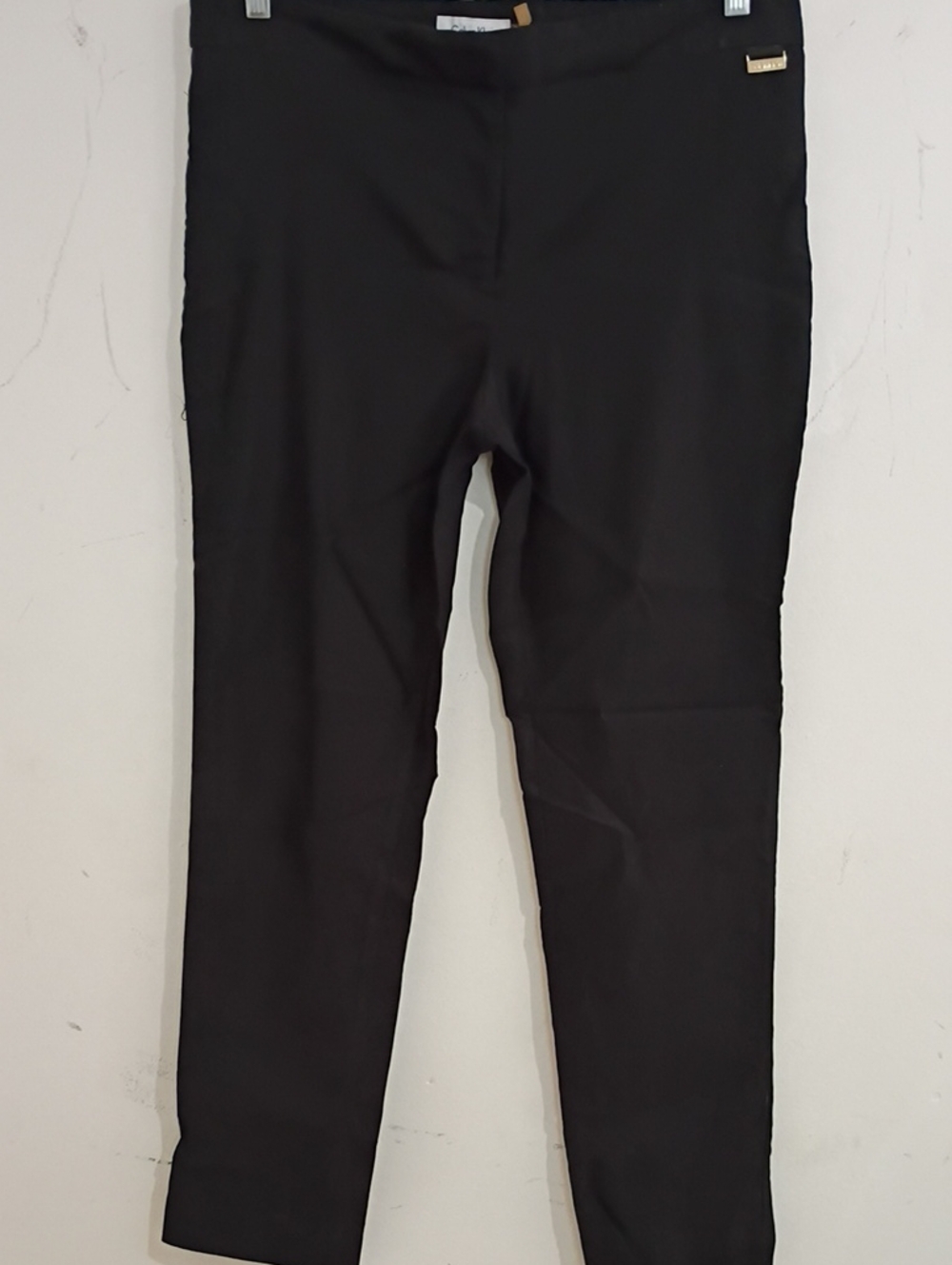 Calvin Klein Black Cropped Ponte Pants